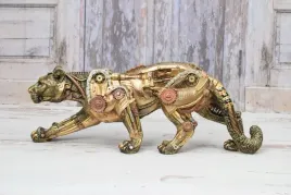 steampunk-tygrys-pantera-kot-zlocona-figura-prezent