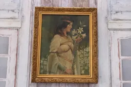 john-william-waterhouse-kobieta-w-bialej-sukience-stary-obraz-z-uk