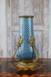 niebieski-wazon-flakon-porcelana-braz-vintage