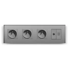 gniazdko-elektryczne-szklane-poczworne-wtyk-telewizja-internet-rj45-cat5e