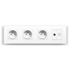 gniazdko-elektryczne-szklane-poczworne-wtyk-telewizja-internet-rj45-cat5e