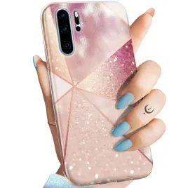etui-do-huawei-p30-pro-wzory-rozowe-zloto-roz-obudowa-pokrowiec-case
