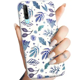 etui-do-huawei-p-smart-pro-huawei-honor-y9s-wzory-zima-snieg-sniezynki