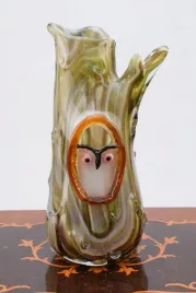 szklo-murano-style-wazon-kolorowy-sowa-w-drzewie