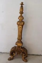 zloty-stojacy-swiecznik-secesja-123cm-z-francji