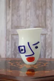 szklo-murano-bialy-wazon-twarz-figura-buzia
