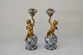 2-swieczniki-anioly-niebieska-porcelana-braz