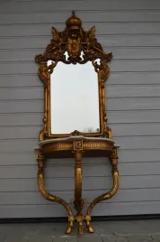 barokowa-konsola-lustro-zloto-208cm-herbowe