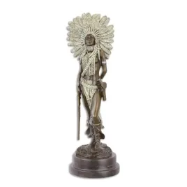 indian-indianka-z-karabinem-figura-z-brazu-45cm