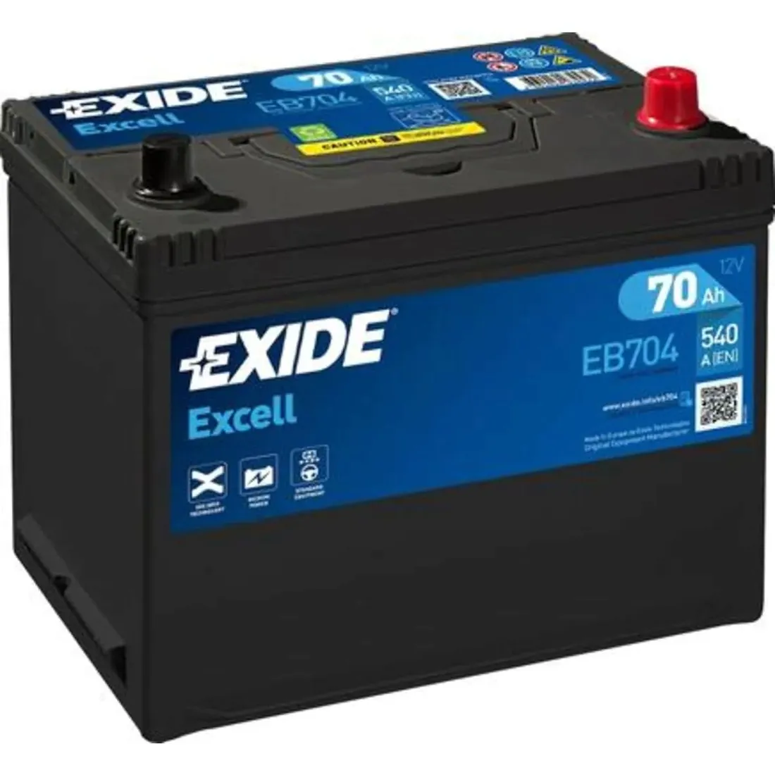 akumulator-exide-eb704-stan-nowy
