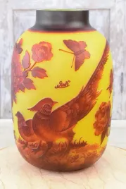wazon-emile-galle-style-grube-szklo-bazanty-sygnowany-prezent