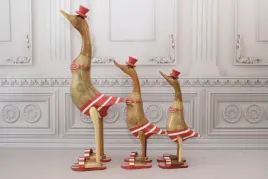 drewno-teakowe-teak-rodzina-kaczek-kaczki-kaczka-figura-rekodzielo