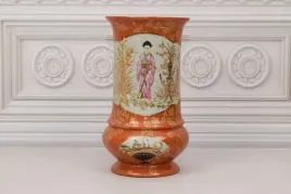 porcelanowy-wazon-chinski-pomaranczowy-sygnowany