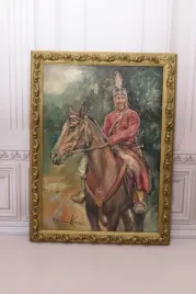 wojciech-kossak-szlachcic-na-koniu-polski-stary-obraz-olejny