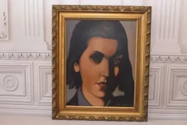 t-de-lempicka-portret-dziewczyny-stary-obraz-olejny-z-francji
