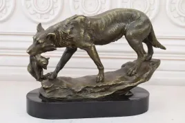 wilczyca-i-maly-wilk-wilki-figura-z-brazu-dekoracja