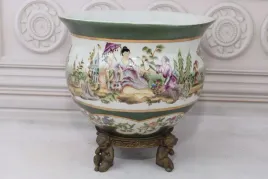 porcelanowa-waza-amfora-wazon-porcelana-braz-kwiaty-anioly-sygn