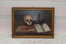paul-cezanne-memento-mori-czaszka-i-ksiazka-stary-obraz-z-francji