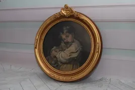 jozef-mehoffer-portret-dziewczynki-z-kotem-kot-stary-obraz-olejny