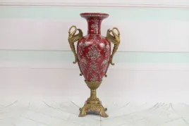 porcelanowa-amfora-puchar-czerwona-secesja-porcelana-braz