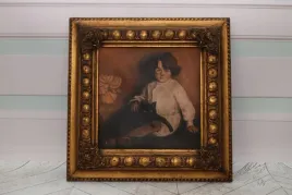 olga-boznanska-dziewczynka-z-kotem-stary-obraz