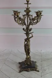 swiecznik-z-mosiadzu-mosiadz-marmur-kobiety-vintage-unikat-dekoracja