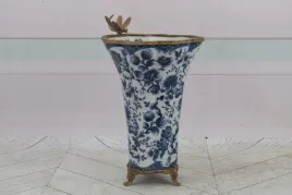 porcelanowy-wazon-amfora-waza-porcelana-braz-kwiaty-wazka-ozdoba