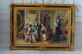 arystokracja-francuska-francja-obraz-na-tkaninie-rama-111x81