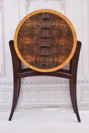 okragla-komoda-regal-art-deco-szafka-pomocnik-6-szuflad-francja-unikat