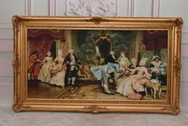 francuski-bal-arystokracja-obraz-na-materiale-141x81cm-gruba-zlota-rama
