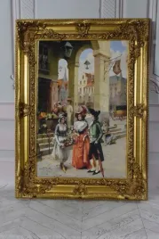 francuska-arystokracja-obraz-na-materiale-116x88cm-gruba-zlota-rama
