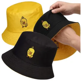 kapelusz-czapka-bucket-hat-rybacki-dwustronna-letni-lato-plazowy-kurczak