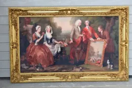 francuscy-arystokraci-obraz-na-materiale-149x97cm-gruba-zlota-rama
