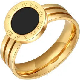 pierscionek-zloty-rzymski-stal-chirurgiczna-18k-pozlacany-prosty-obraczka