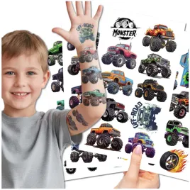 tatuaze-zmywalne-dla-dzieci-tatuaz-tymczasowy-20-arkuszy-mix-monster-truck