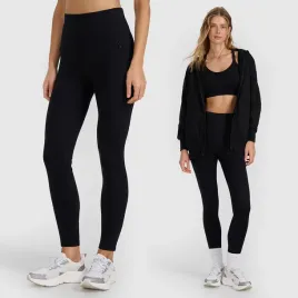 legginsy-damskie-4f-sportowe-slim-wysoki-stan-kieszenie-treningowe-czarne-m