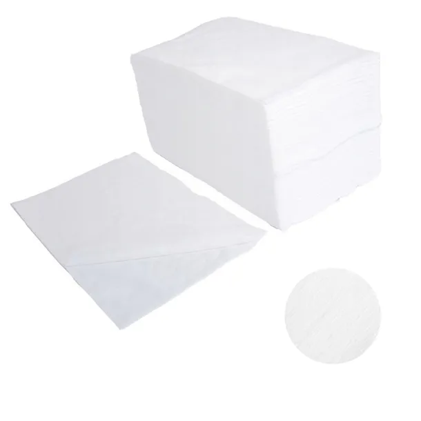 RĘCZNIK FRYZJERSKI Z WŁÓKNINY BASIC EXTRA GŁADKI 70CMx50CM 100 SZT.