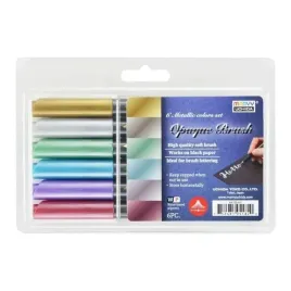 pisaki-pedzelkowe-opaque-brush-6-kolorow