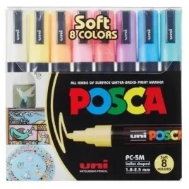 markery-pastelowe-pc-5m-soft-8-kolorow-posca-uni