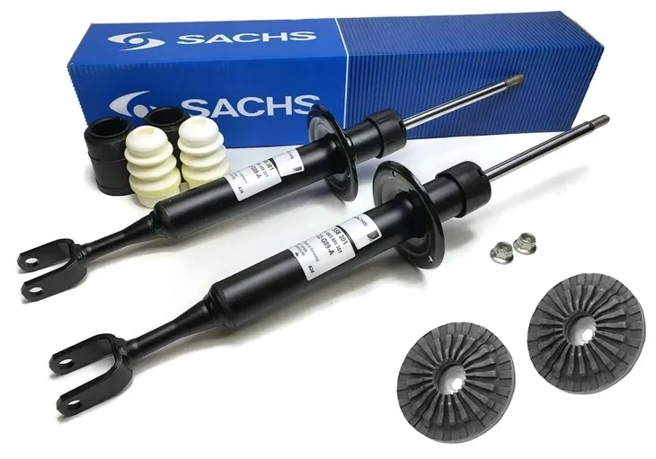 ZESTAW AMORTYZATORY OSŁONY ODBOJE PRZÓD AUDI A6 C6 SACHS