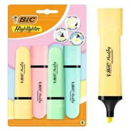 zakreslacz-bic-flat-highlighter-pastelowe-blister-4-sztuki-do-szkoly