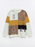 oversize-sweter-moher-patchwork-m-l-bardzo-miekki-stan-nowy