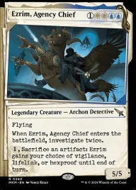 karta-magic-the-gathering-ezrim-agency-chief-showcase-dossier