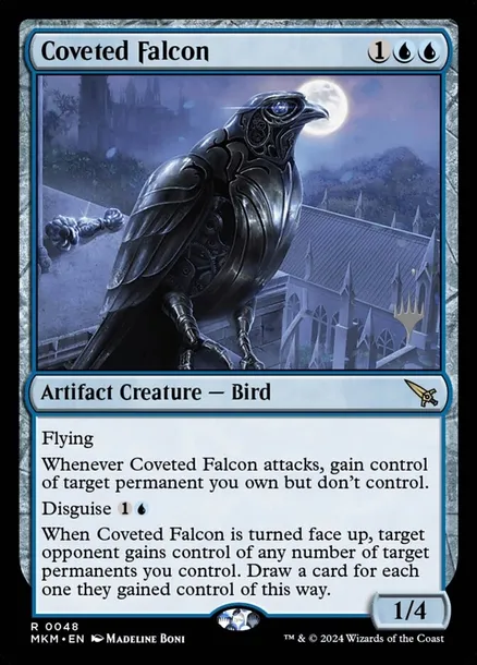 karta-magic-the-gathering-coveted-falcon-stan-nowy