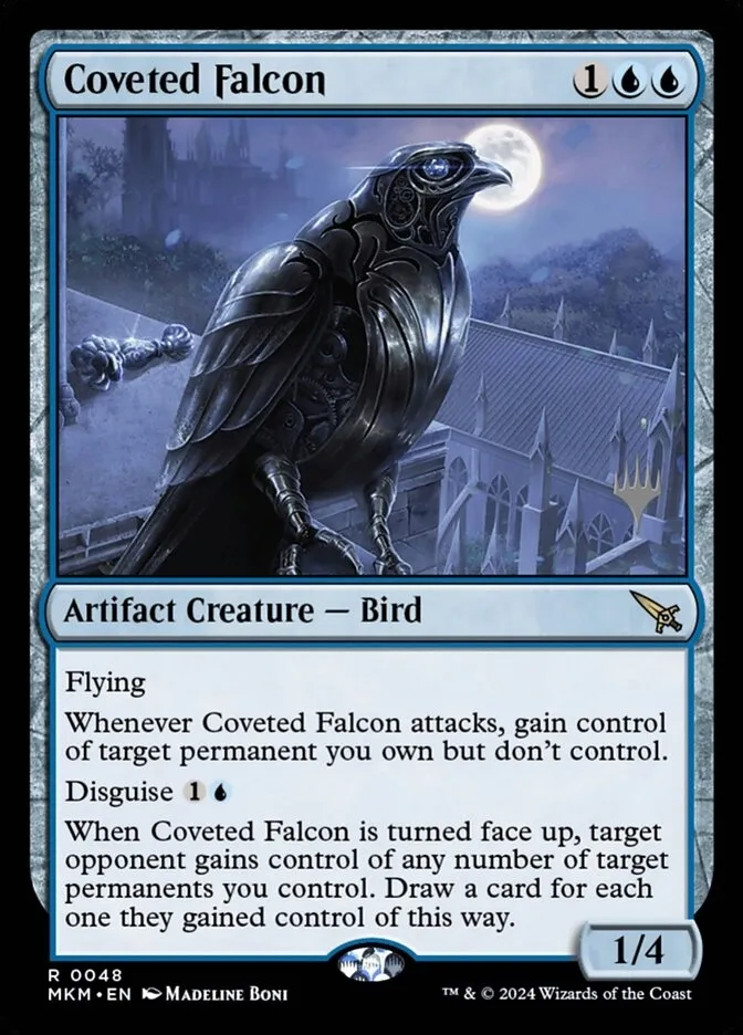 karta-magic-the-gathering-coveted-falcon-stan-nowy