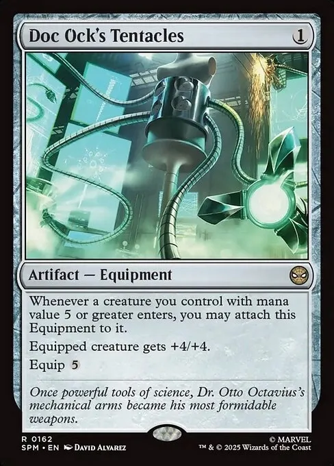 karta-magic-the-gathering-doc-ock-s-tentacles-marvel-spider-man-stan-nowy