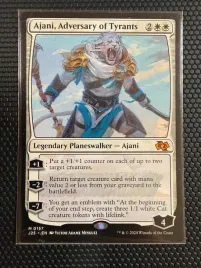 mtg-ajani-adversary-of-tyrants-0157-mythic-or-jumpstart-2025-j25