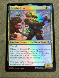 magic-the-gathering-genghis-frog-foil-universes-beyond