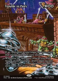 mtg-trouble-in-pairs-foil-or-secret-lair-tmnt-or-mythic-en-nm-or-graal-edh
