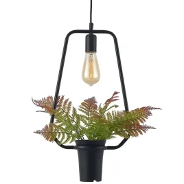 sanico-soren-1xe27-lampa-wiszaca-trapez-z-kwiatkiem-czarna